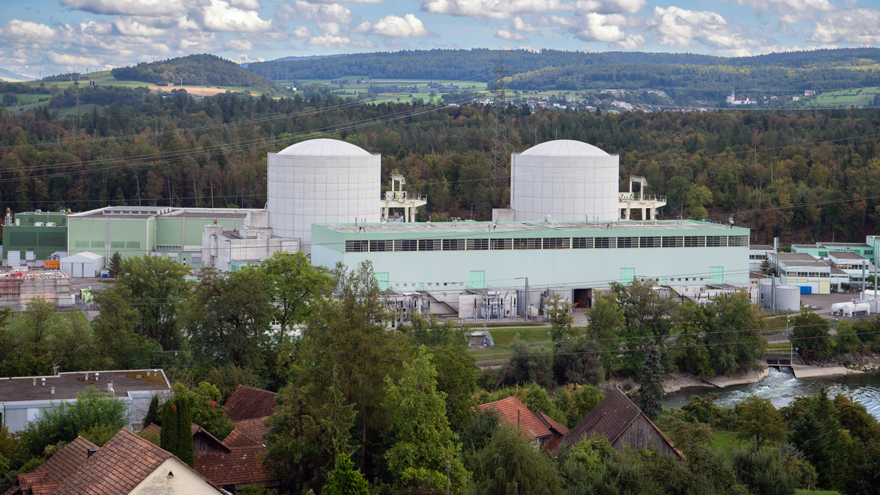 Kernkraftwerk Beznau 1 und 2 Ansicht