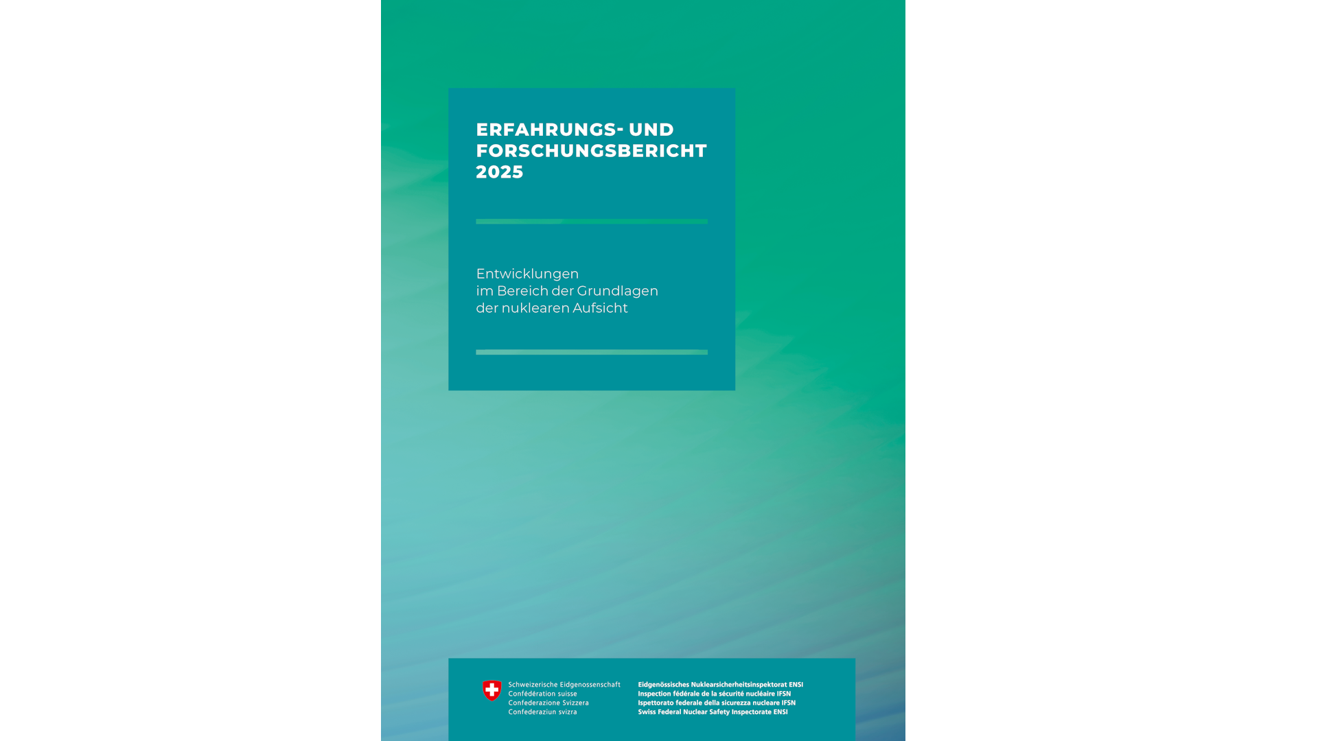 ENSI Erfahrungs- und Forschungsbericht 2025