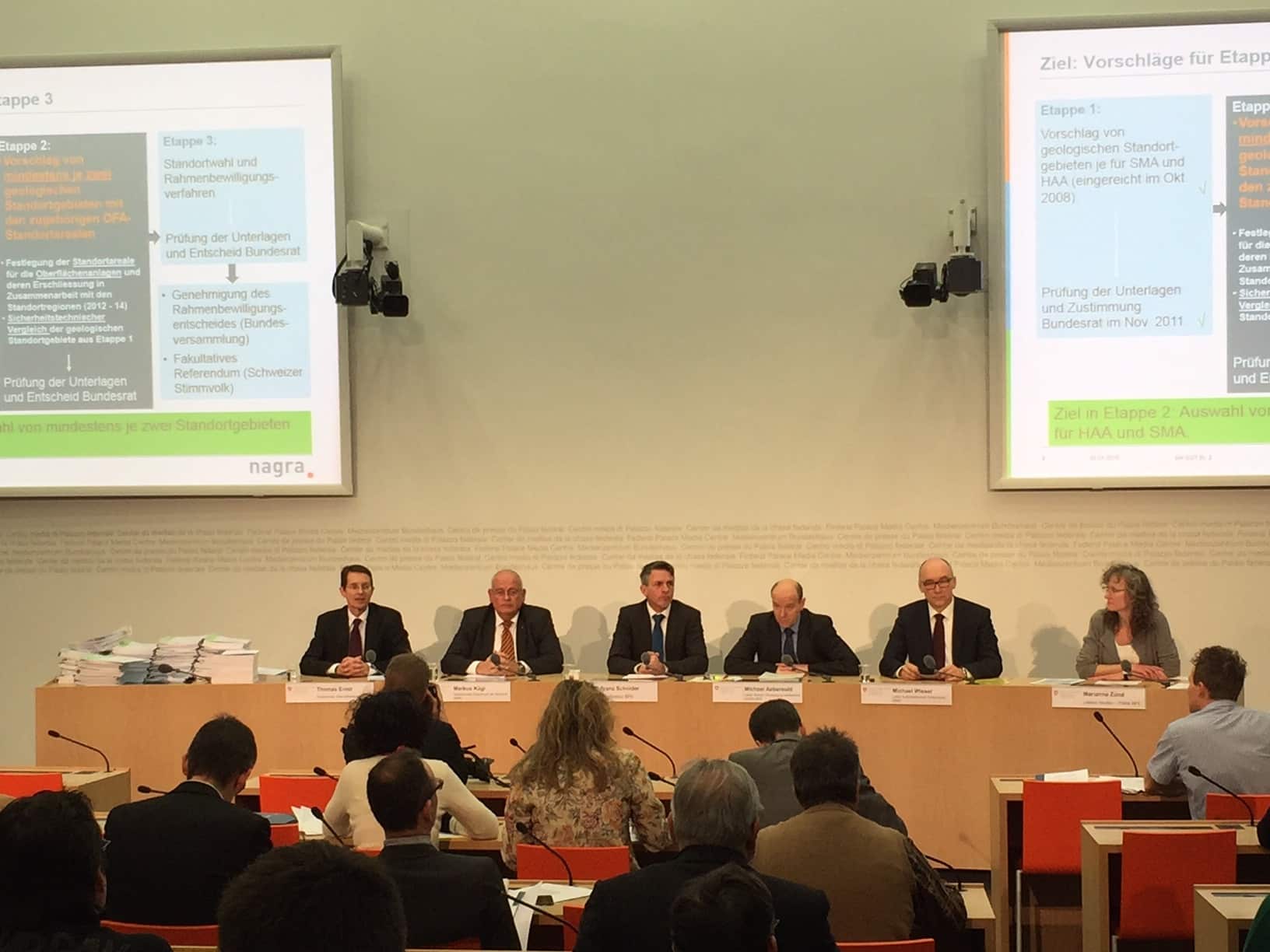 Medienkonferenz zum 2x2-Vorschlag in Bern